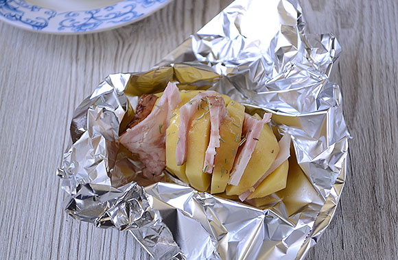 картошка гармошка в духовке рецепт фото 3